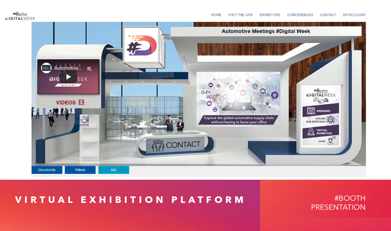 Virtual exhibition presentation